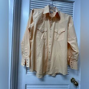 SHEPLERS✨Men's Beige Western Shirt✨small